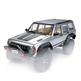 Movclstud 1/10 RC Crawler Hard Body Shell Kit, 313mm Cherokee Style, Gray