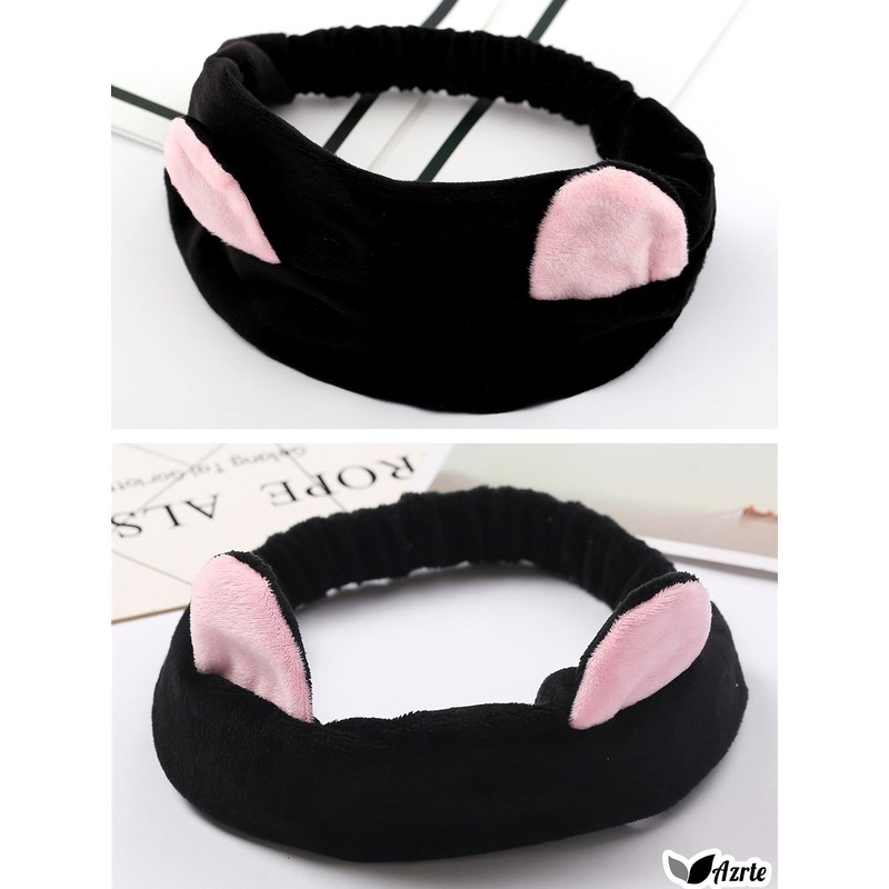 Azurte Women's Cat Ears Hair Band, Cute, Bath Goods, Cat