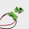 5 Sets 3.81 mm/0.15 in 2 Pins Solderless Connection Pluggable