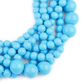 RIAH FASHION - Collar trenzado grueso con abalorio de burbujas – Collar de babero trenzado de varios hilos de acrílico, vidrio brillante, Metal, Base de metal