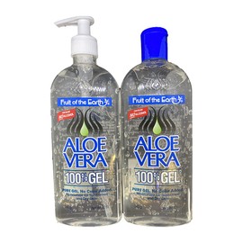 Fruit Of The Earth Aloe Vera Gel Moisturising Skin Care 680g (2 x 340gm w/pump)