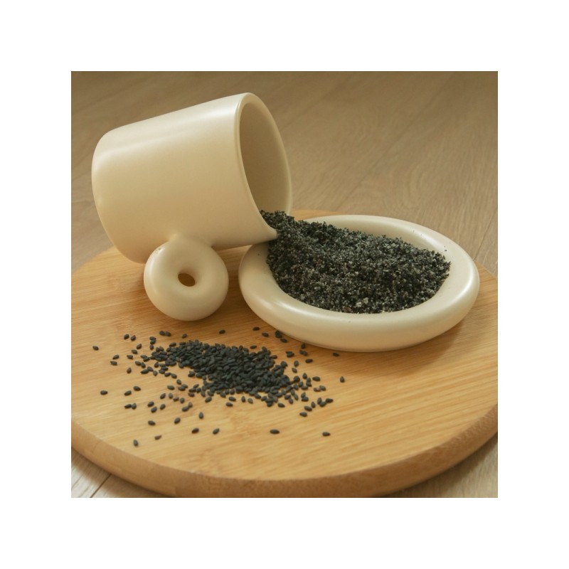 September Morning Steamed Roasted Black Sesame Black Sesame Powder Black