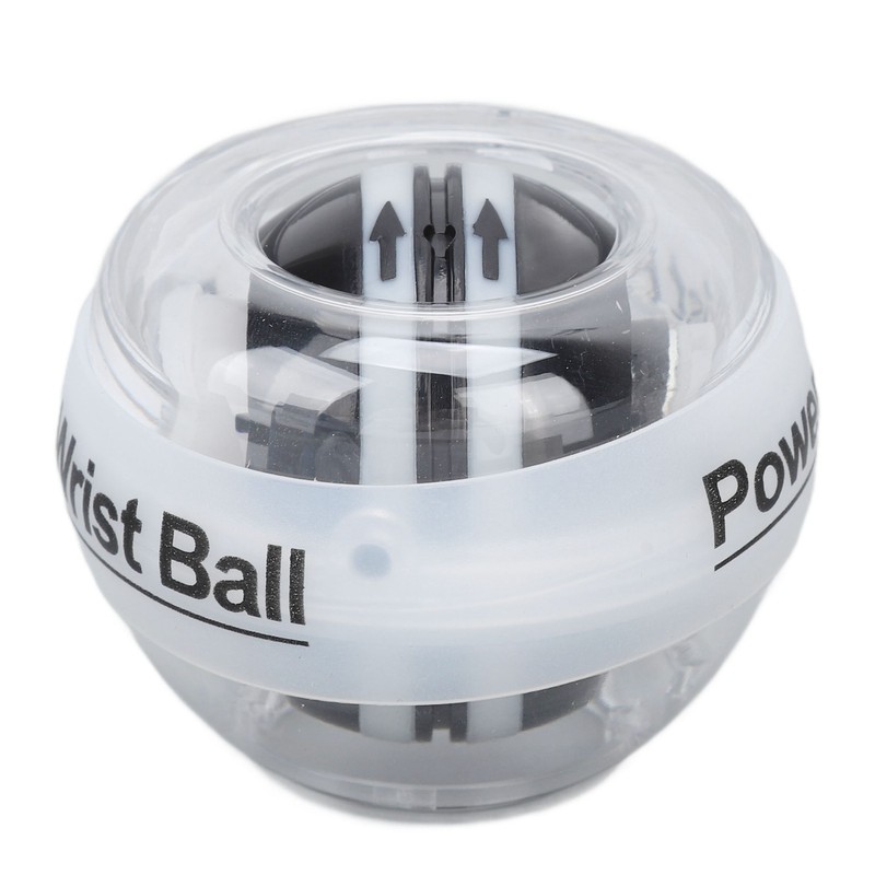 White Wrist Trainer Ball Auto Start Wrist Strengthener Gyroscopic Forearm