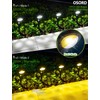OSORD Solar Pathway Lights,【2 Pack】 Solar Garden Lights Outdoor Waterproof