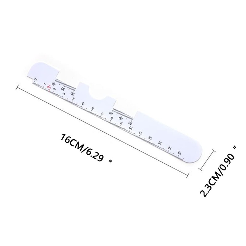10 Pcs Optical Vernier PD Ruler Pupil Distance Measuring Ruler