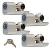 Master Lock 377KA Trailer Hitch Lock, Fits 1-7/8 in, 2