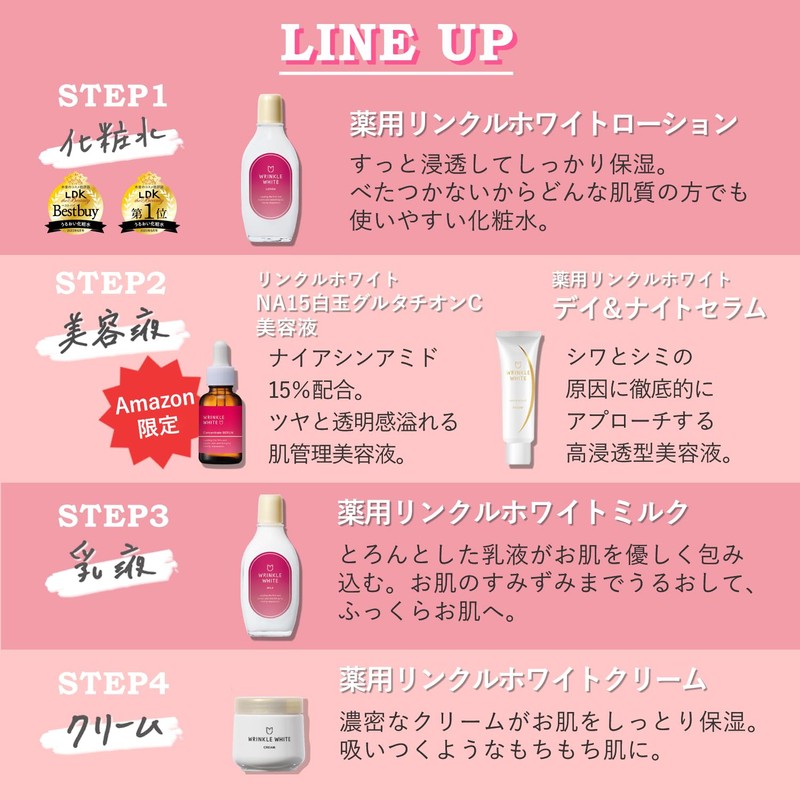 Wrinkle White NA15 Shiratama Glutathione C Serum, 1.1 fl oz