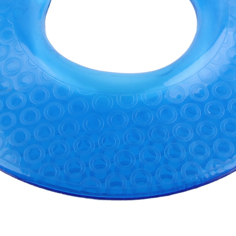 1400ml U Shaped Hot Water Bag Translucent Blue PVC Heating
