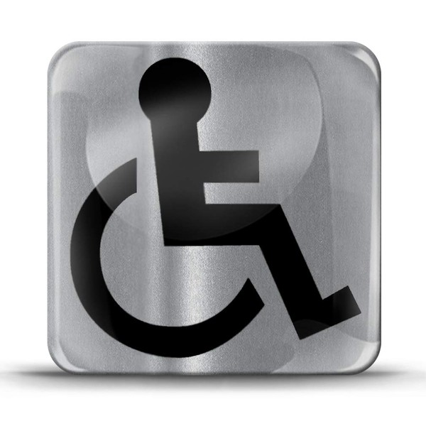 Biomar Labs®1 x 3D Waterproof 100% UV Protected Invalid Disabled