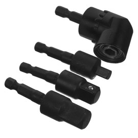 OSALADI 2sets Right Angle Drill Adapter Flexible Impact Driver Socket Extension Tool for Tight Spaces for Automotive Home Maintenance Diy Projects