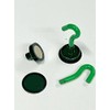 TMC Bivvy Hook Set, 2 Pieces, Magnetic with Backing Plates,