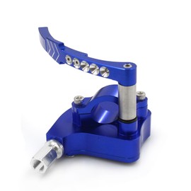 LVOUP 7/8 Universal Billet Throttle Thumb Assembly Compatible with Yamaha Banshee Raptor 350 660 700 HD TRX 400EX 250/450R Suzuki LTR450 250 500 LTZ400 250 500R Kawasaki Blue