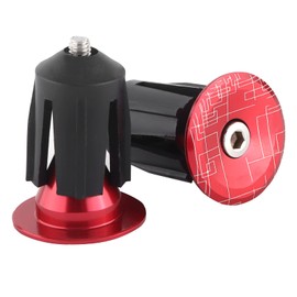 RiToEasysports Bicycle Handlebar End Plugs, Pack of 2 Bicycle Handlebar End Caps Plugs for Mountain Bike Road Bike Folding Bike MTB (Red) Bicycle Accessories Ride