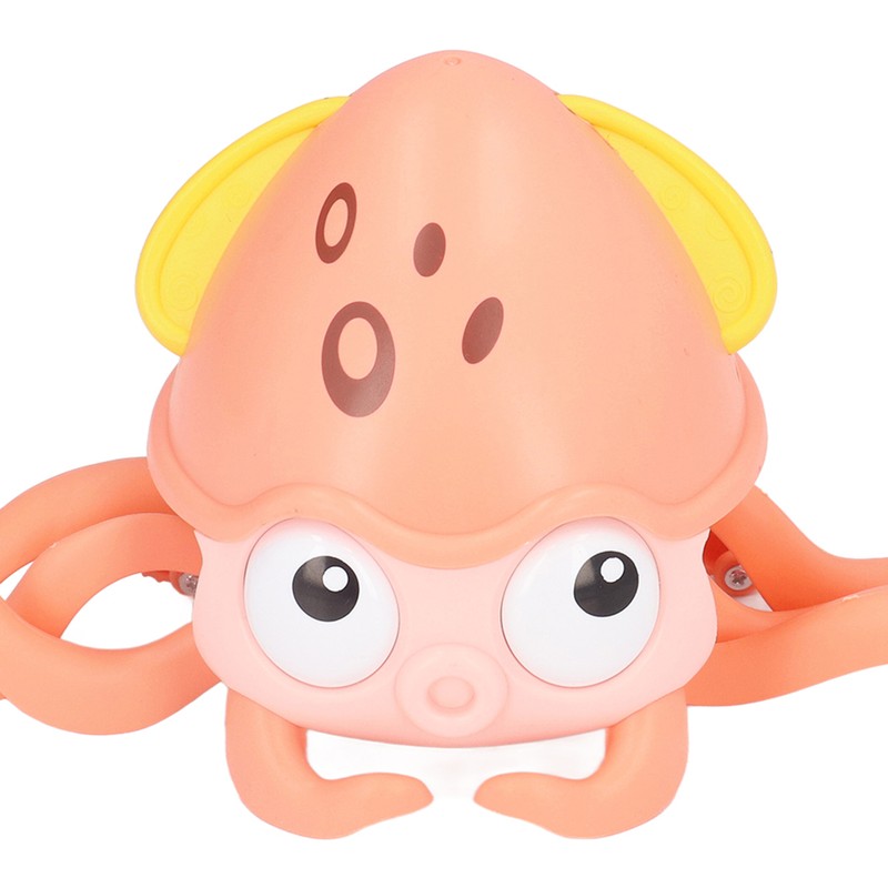 Octopus Bath Toys Electric Sensor Amphibious Floating Crawling Octopus Bathtub