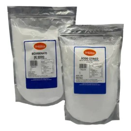 Bicarbonato De Sodio Y Acido Cítrico Grado Alimenticio 2 Kg