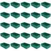 Pack of 25 Green Insert Boxes Height 54 mm L