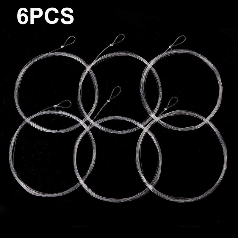 Maxcatch Fly Fishing Tapered Leader Line -Pre-Tied Loop 6 Pack