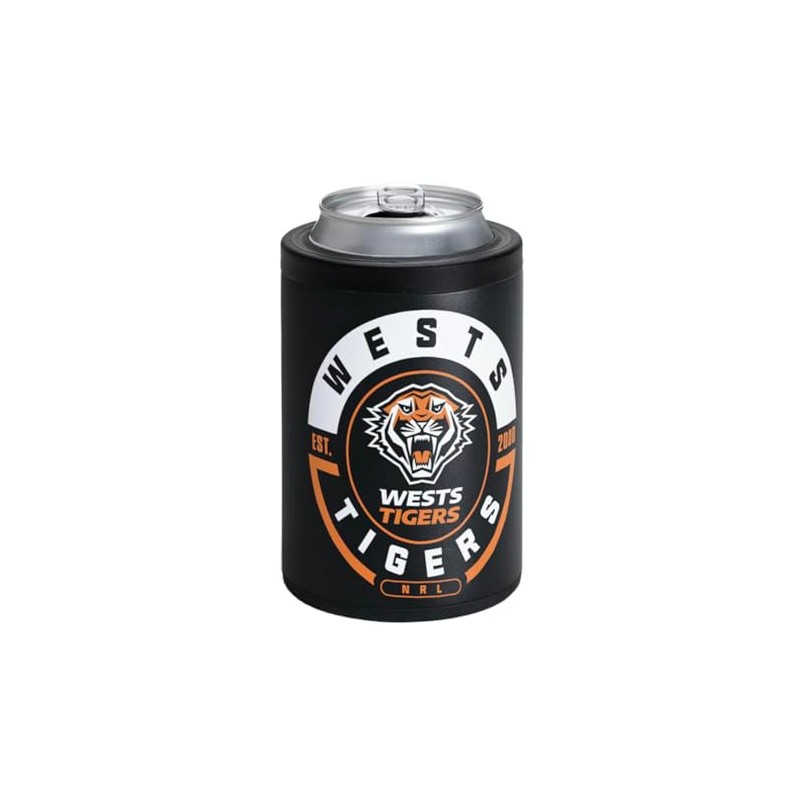 Wests Tigers NRL Rugby League Insulated Can Cooler with Lid