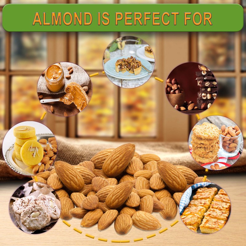 Raw Italian Almonds Divine Organics 16 oz 453 grams (16