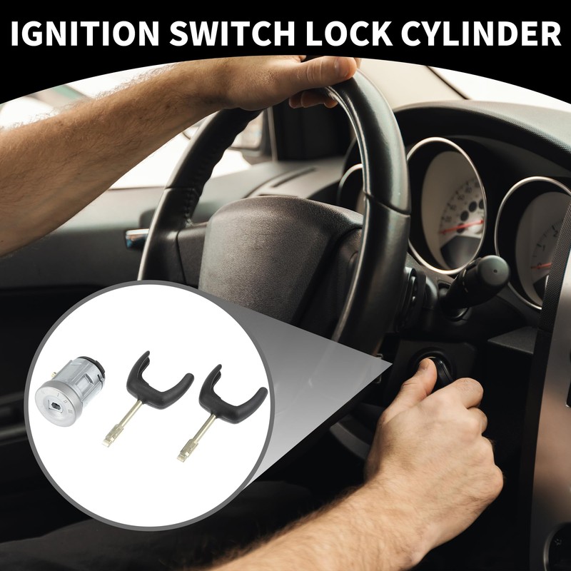 Partuto Ignition Lock Cylinder W/Keys No.2S61A3697AA - Car Ignition Switch
