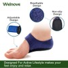 Welnove 2PCS Heel Protectors, Heel Sleeves Pads, Heel Pads Cushion,