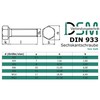 Hexagon Head Screw According to DIN 933 / ISO 4017