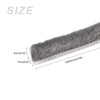 METALLIXITY Adhesive Brush Seal Weather Stripping (5/16"x9/32"x32.8ft), Door Brush Strip