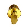 GMS M100T-3 Thumb-Turn (T-Turn) Mortise Cylinder- 1″, Polished Brass Finish