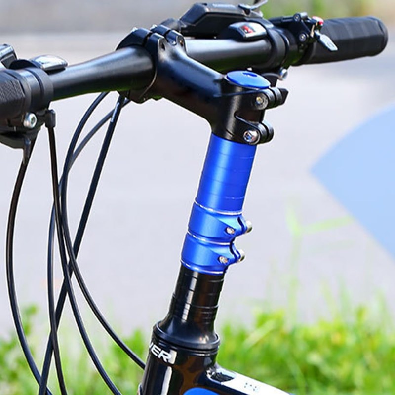 ZONADAH Bike Stem Riser Aluminum Alloy Bicycle Handlebar Extender Handlebar
