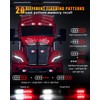 OFFKAT Upgraded 8 PCS 12 LED Sync Feature Emergency Strobe