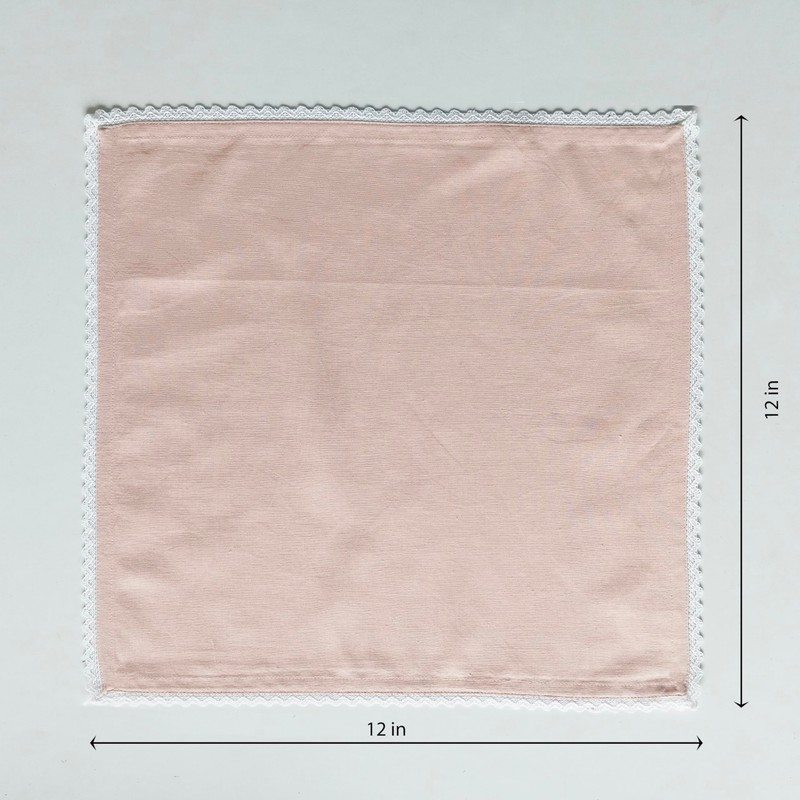 Fingercraft Dinner Napkin Cotton Premium Quality Mitered Corners Napkin Cloth