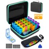 Yonlog YONLOG Monthly Pill Organizer 3 Times a Day, with