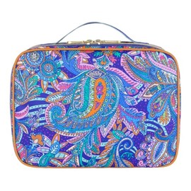 Oilily Cara Travel Kit with Hook Everly Paisley, Spectrum Blue