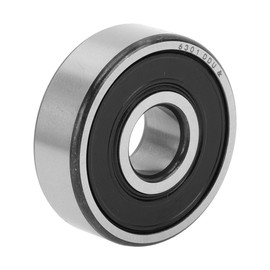 ACROPIX 6301DDU & Deep Groove Ball Bearing P5 12x37x12mm Lubricated Bearing Double Rubber Seal Black Silver Tone Scooter Skateboard Wheel
