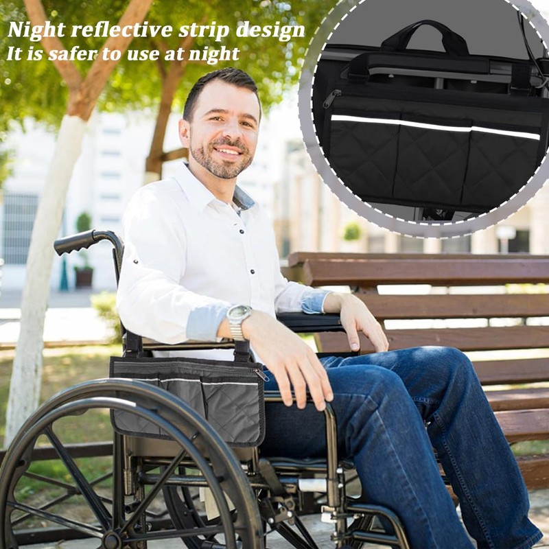 DOKRIN Bags & Baskets for Wheelchairs & Scooters, Pram Hanging