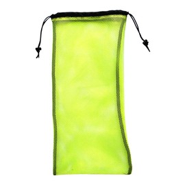 Sharplace 19'' x 9'' Drawstring Mesh Bag Storage Pouch Carry Sack for SCUBA Snorkeling Diving Gear Flippers Goggles Swimming Accessories, Yellow
