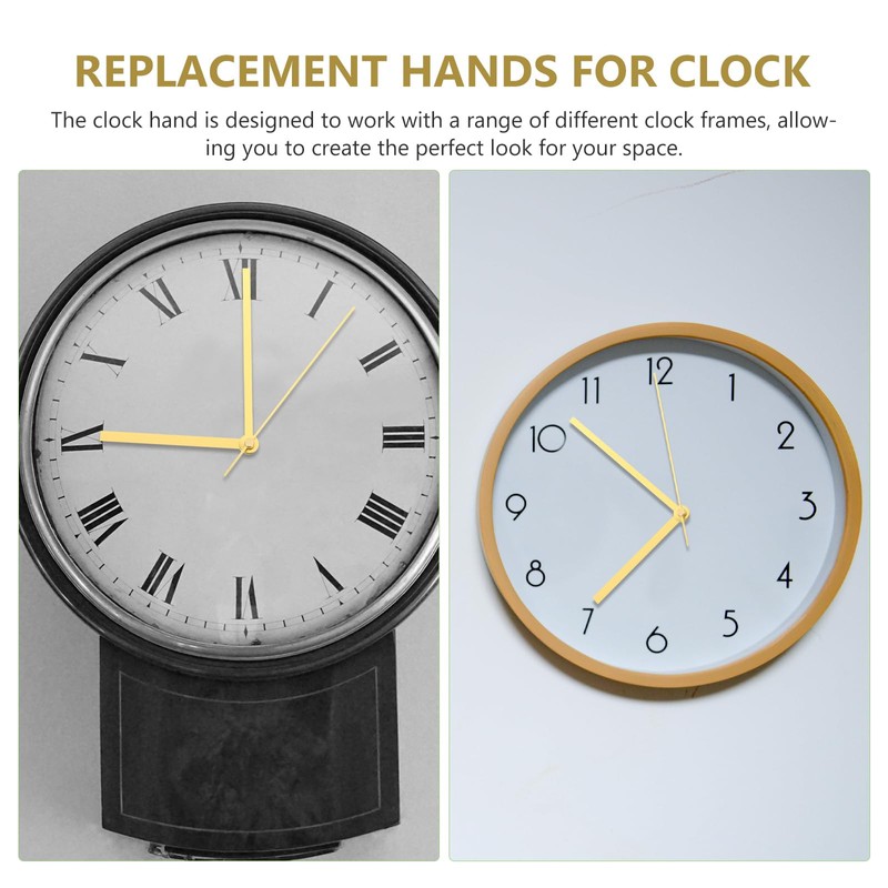 OSALADI 10 Sets of LED Clock Hands One Wall Clock