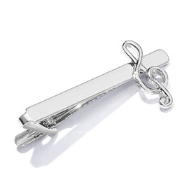 Business Tie Bar Men Tie Clip for Creative Silver High-end Fashion Clips Gifts C