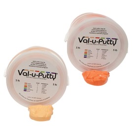 Val-u-Putty Exercise Putty - Peach, Orange - 5 LB Each - Bundle