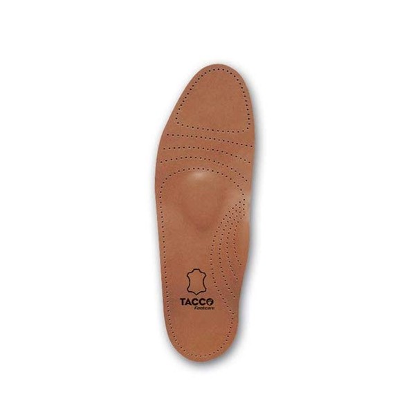 Tacco Men's Full Length Deluxe Leather Orthotic Insole - Size 13 Tan