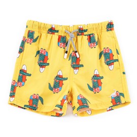 SURF CUZ Surfcuz Little Boys Swim Trunks UPF 50+ Toddler Beach Shorts Swimsuit Kids Quick Dry Swimwear