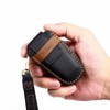 Leather Key Cover Remote Fob Case Holder Fit For 2017-2021