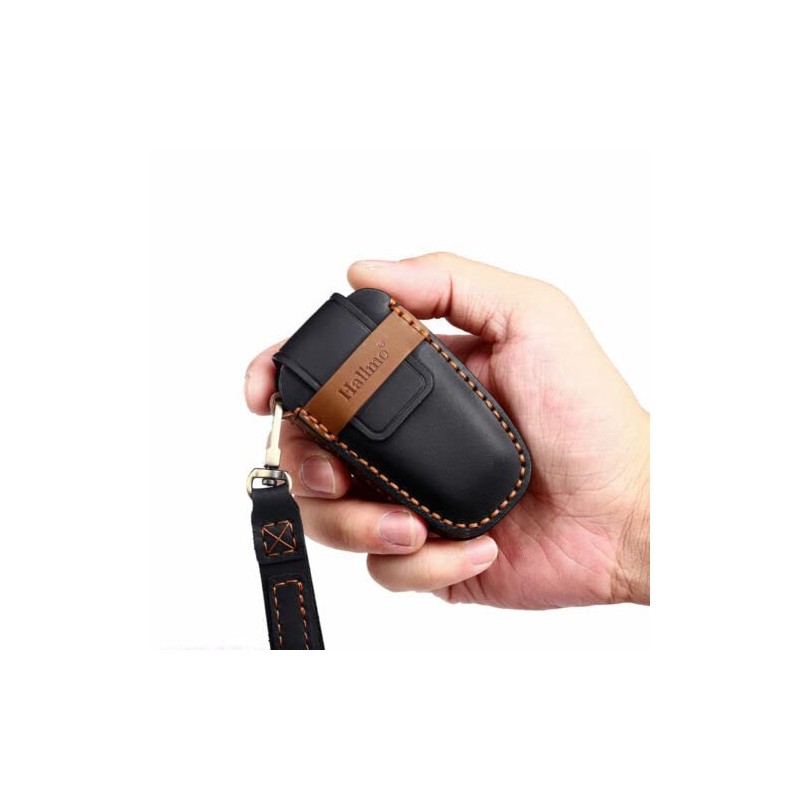 Leather Key Cover Remote Fob Case Holder Fit For 2017-2021
