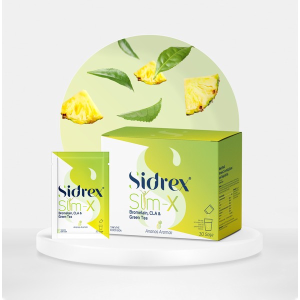 SIDREX Slm-x Bromelain, Cla Ve Yeşilçay Ekstresi Içeren Takviye Edici