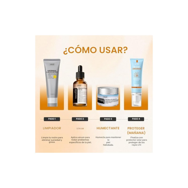 VGO- Hidratación profundaEl suero de vitamina C VGO proporciona una