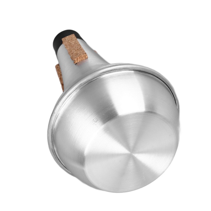 Trumpet Practice Mute Lightweight Aluminum Alloy Soft Cork Noise Reduction