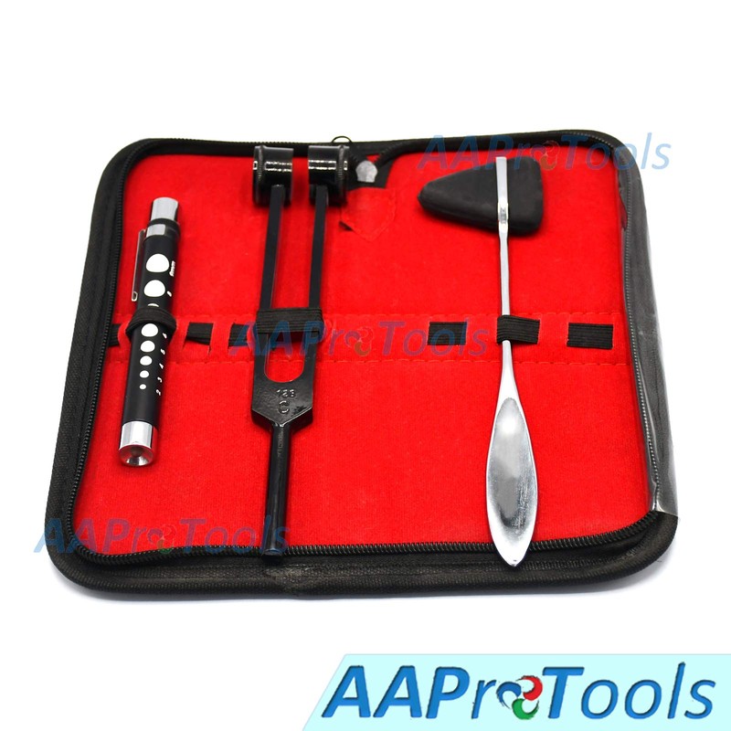 AAProTools School Starter Pack W/Tuning Fork, Reflex Hammer, Pen Light,