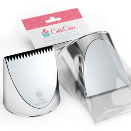 CukkiCakes Professional Icing Nozzle Large XXL (Number 789) for Decorating Cakes, Nozzle Compatible with Piping Bag, Made in Korea