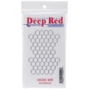 Deep Red Stamps Chicken Wire Background Rubber Cling Stamp 2