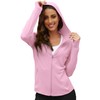 We1Fit Women's UPF 50+ Sun Protection Jacket Hooded Zip Up